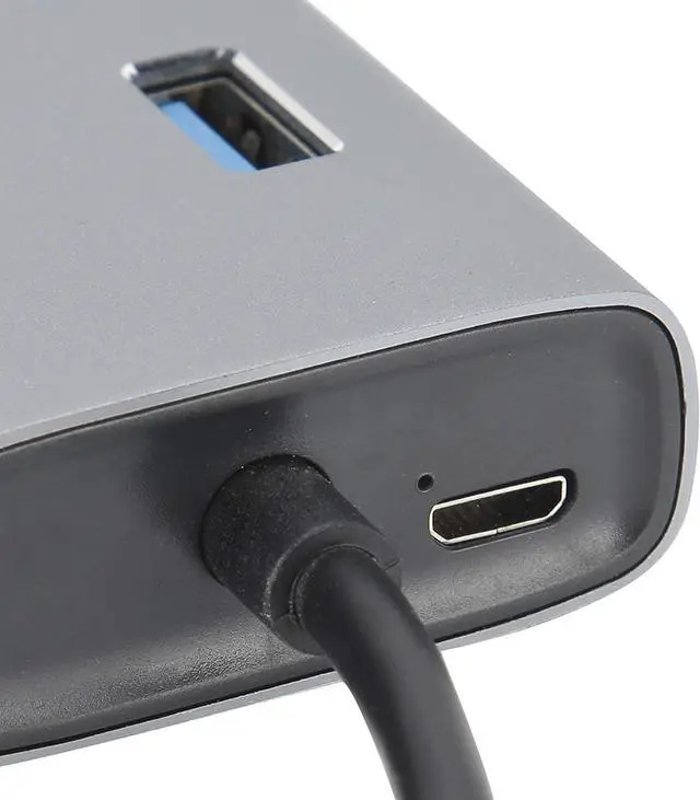 Alt view image 7 of 7 - 7 Ports USB 3.0 Hub, Aluminium Alloy USB Docking Station Up to 5gbps USB 3.0 Hub with 7 USB 3.0, 1 Micro Power Supply Interface, for Laptops, Desktops, and Others