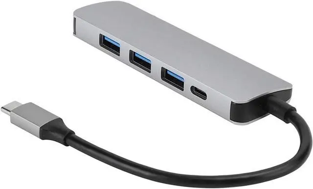 Alt view image 3 of 7 - Chiciris Pd Power Docking Station, Compatible Gl3520 TypeC Docking Station, TypeC Mobile Phone Aluminum Alloy
