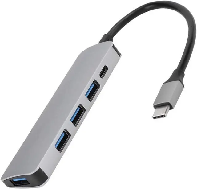 Alt view image 6 of 7 - Chiciris Pd Power Docking Station, Compatible Gl3520 TypeC Docking Station, TypeC Mobile Phone Aluminum Alloy