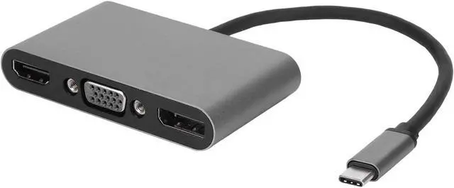 Main image of 5 in 1 Type C Multi Function Docking Station, USB C Hub with USB PD Ports, 4K HD Docking Station for Laptop, Aluminum Alloy Adapter for Pro Air, PC, TV