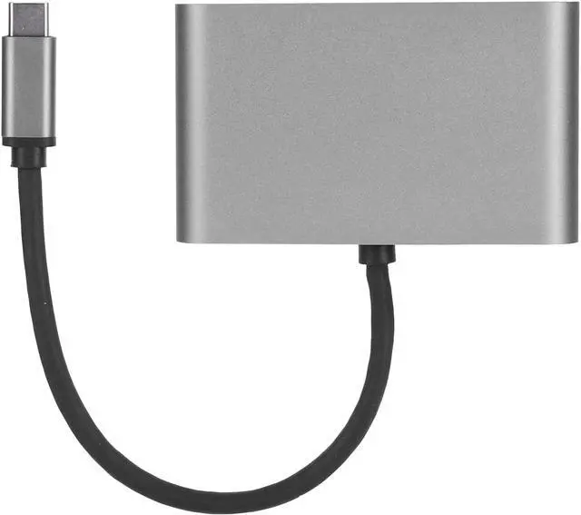 Main image of TypeC to Adapter, 5 in 1 TypeC Multifunction Docking Station, HDMIDPVGAUSBPD Interface HUB Adapter, Support MST MultiScreen Display