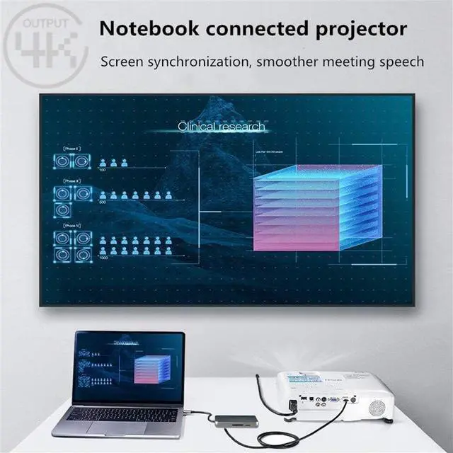 Alt view image 3 of 7 - USB C Hub USB C Adapter Expansion Dock Station 8 in-1 USB C Hub with Ethernet Port 4K HDMI PD Charging 3 USB 3.0 Ports Support SD TF Card Reader Compatible USB C Docking Station