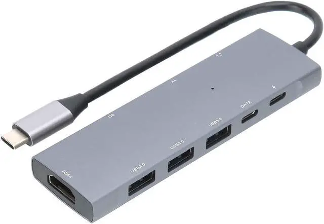 Main image of Type-C Docking Station, Multi-Interface Sturdy USB3.0 Adapter, Stable for Phone Computer