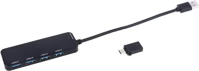 Alt view image 6 of 6 - CRFYJ HUB USB 3.0 4 Ports USB 2.0 Docking Station External Splitter L4MD