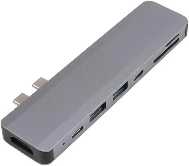 Main image of SOSOFLY Dual Type-c hub Seven-in-one Docking Station for fit MacBook