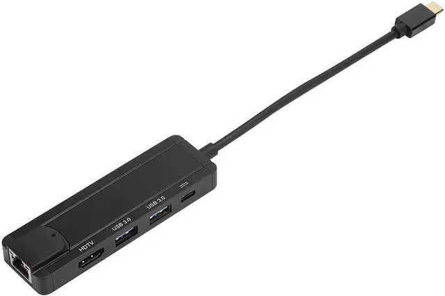 Alt view image 5 of 7 - Gojiny 5-in-1 Docking Station, Portable Hub 2 USB3.0 Ports Type C Interface 4Kx2K HDMI Output for Mac OS Windows