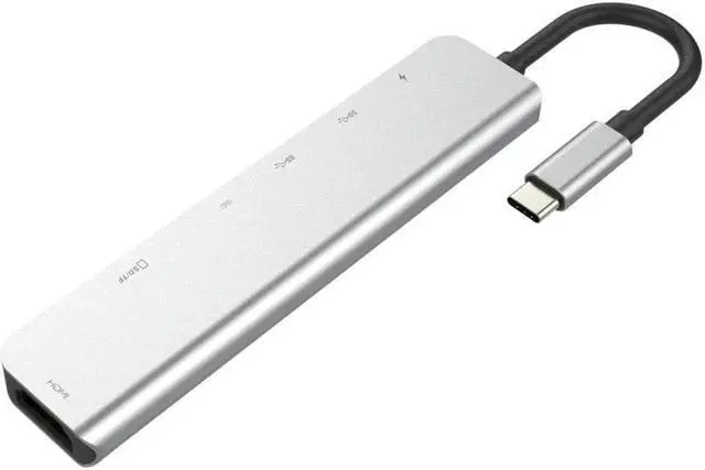 Main image of Type-C to HDMI 4K HUB Multifunctional Hub 3.1 to HDMI 7 in 1 Type C Hub Docking Station with Triple Display 2X HDMI 4K