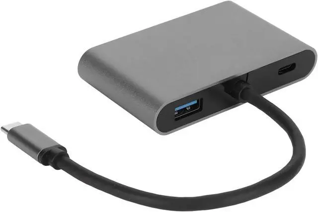 Alt view image 2 of 7 - 5 in 1 Type C Multi Function Docking Station, USB C Hub with USB PD Ports, 4K HD Docking Station for Laptop, Aluminum Alloy Adapter for Pro Air, PC, TV