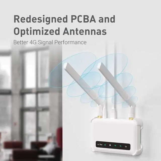 Alt view image 6 of 7 - GL-X750V2 (Spitz) T-Mobile/AT&T IoT Device Certified, 4G LTE VPN Router Without BLE Module, AC750 Dual-Band Wi-Fi, RV & Offshore Internet, OpenWrt, IoT Gateway, MicroSD Cardslot, North America only