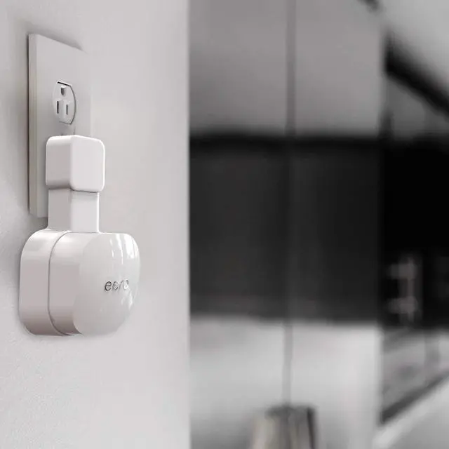 Alt view image 7 of 7 - Outlet Wall Mount Only for eero 6 & eero 6+ mesh Wi-Fi System, No Messy Wires & Space Saving Outlet Mount Holder for eero 6 Extender (3 Pack)