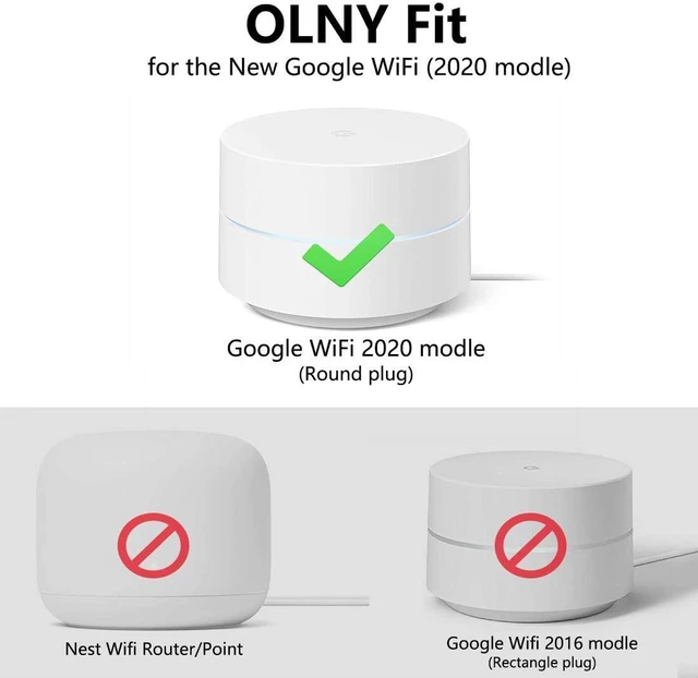 Alt view image 4 of 7 - Pefecon 3 Pack Outlet Wall Mount for Google WiFi AC1200, Easy to Move