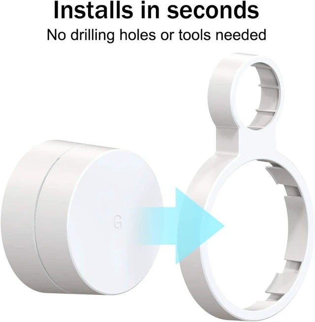 Alt view image 5 of 7 - Pefecon 3 Pack Outlet Wall Mount for Google WiFi AC1200, Easy to Move