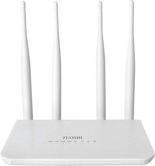 Main image of N300 WiFi Unlocked 4G LTE Modem Router with SIM Card Slot, 300Mbps WiFi, LTE Cat4, EC25-AF Qualcomm Chipset, 5dBi High Gain Antennas, Plug and Play, LT15F
