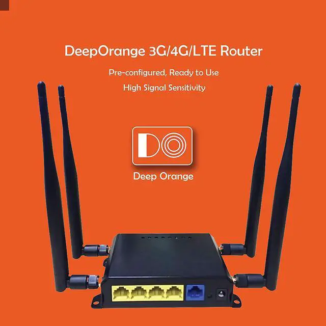 Main image of 300Mbps 4G LTE Modem Wi-Fi Wireless Router for RVs and Mobile Homes  Strong Signal, USB Port, SIM Card Slot, and External Antennas for USA/Canada/Mexico