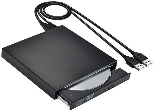 Alt view image 2 of 5 - JINDAO USB 2.0 External Combo DVD/CD Burner RW Drive CD/DVD-ROM CD-RW Player Optical Drive for PC Laptop Computer Components External DVD Drive