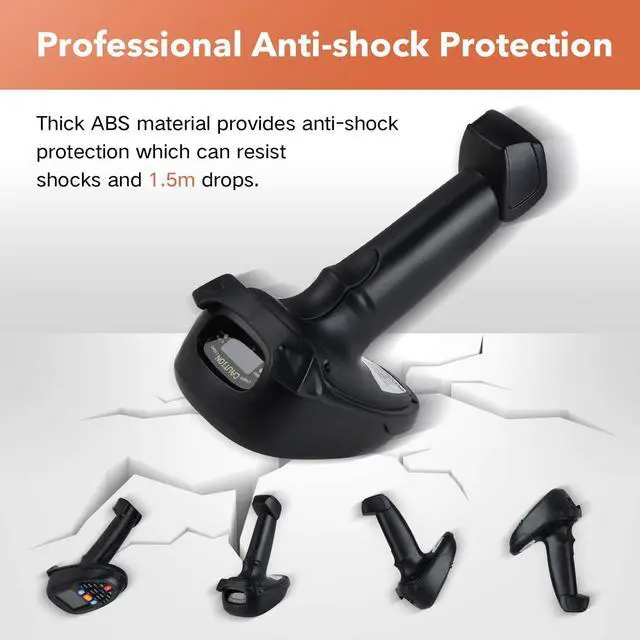 Alt view image 6 of 7 - Trohestar N6 Wireless Barcode Scanner Inventory Scanner CCD Handheld Barcode Scanner with 2.4GHz Wireless & Wired Connection Portable Barcode Reader for Windows, Mac, Android, iOS