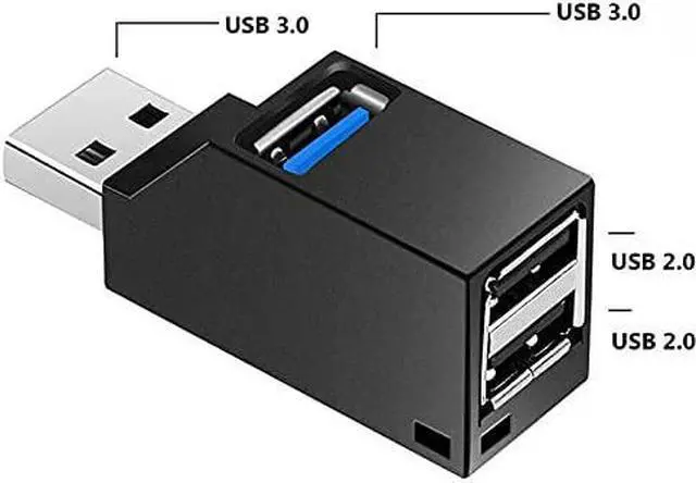 Alt view image 5 of 6 - USB 3.0 Adapter Extender Mini Splitter Box 3 for PC Laptop Mobile Phone High Speed U Disk Reader (Color : White)