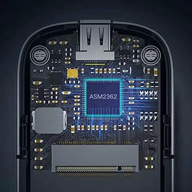 Alt view image 7 of 7 - M2 SSD Case NVME Enclosure M.2 to USB Type C 3.1 SSD Adapter for NVME PCIE NGFF SATA M/B Key SSD Disk Box M.2 SSD Case