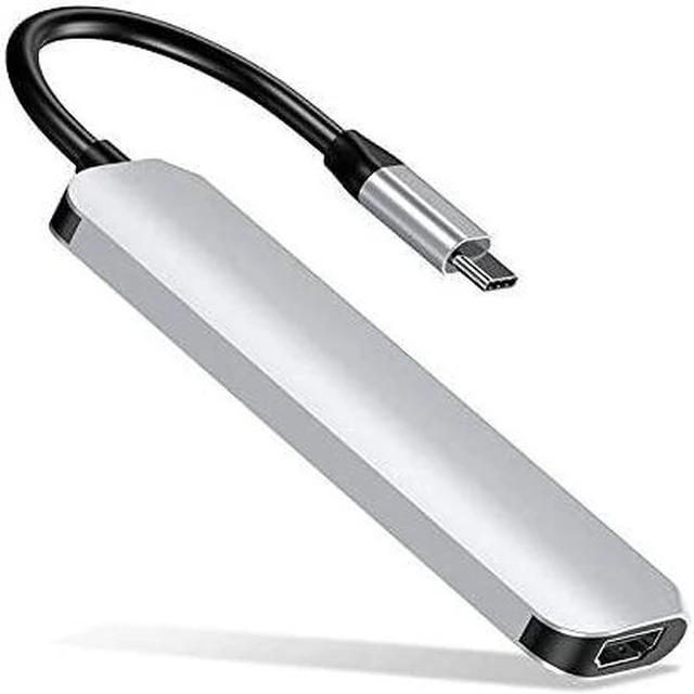 Alt view image 6 of 6 - USB C Hub Tipo C Hub USB 3.0 Porta PD Adaptador de Alimentacao USB-C Divisor Hub