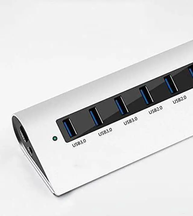 Alt view image 5 of 5 - 6 Port USB3.0 HUB One Point Six USB2.0/3.0 Docking Station Card Computer Notebook U Disk Multi-Port Splitter (Color : White)