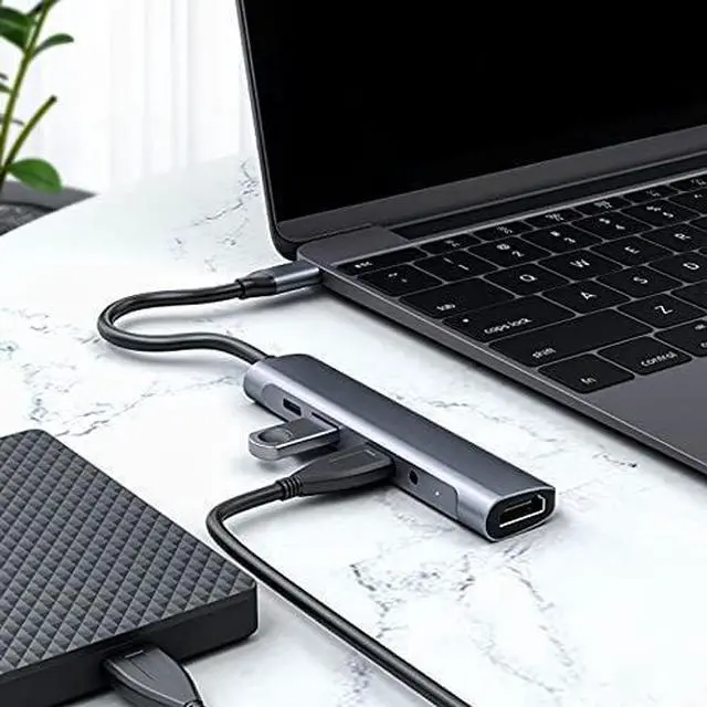 Alt view image 5 of 6 - TWDYC Multi-Interface Station USB Splitter Computer Notebook Extended External Converter