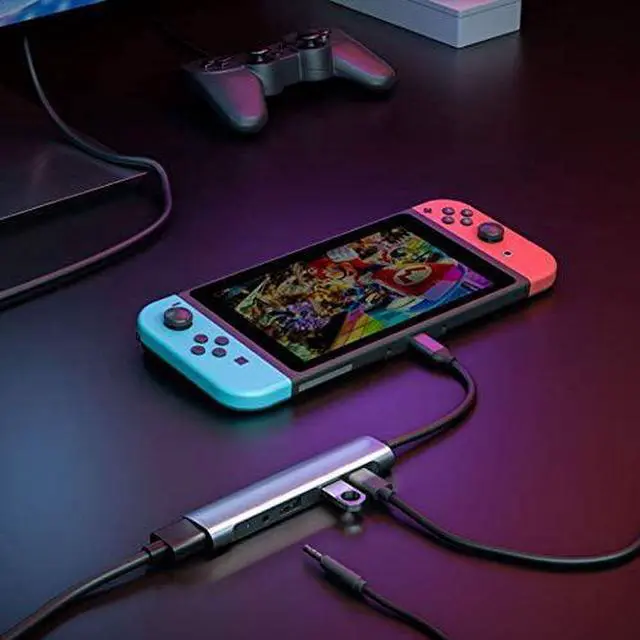 Alt view image 6 of 6 - TWDYC Multi-Interface Station USB Splitter Computer Notebook Extended External Converter