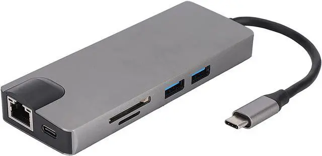 Alt view image 2 of 7 - HDMI Memory Card Reading Card Ethernet Hub for Office for Notebook for Home