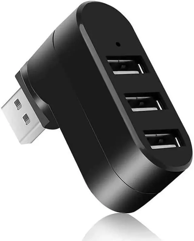 Main image of USB Hubs 3 Port USB 2.0 Hub Mini Rotate Splitter Adapter Hub for PC Notebook Laptop USB 2.0 Splitter Hub