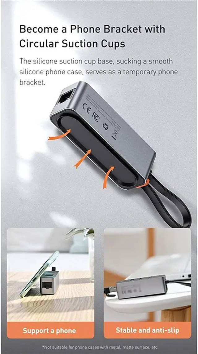 Alt view image 4 of 7 - USB 3.0 HUB USB A to RJ45 LAN Adapter Multi USB 3 USB 3.0 Hub Converter Dock USB Splitter