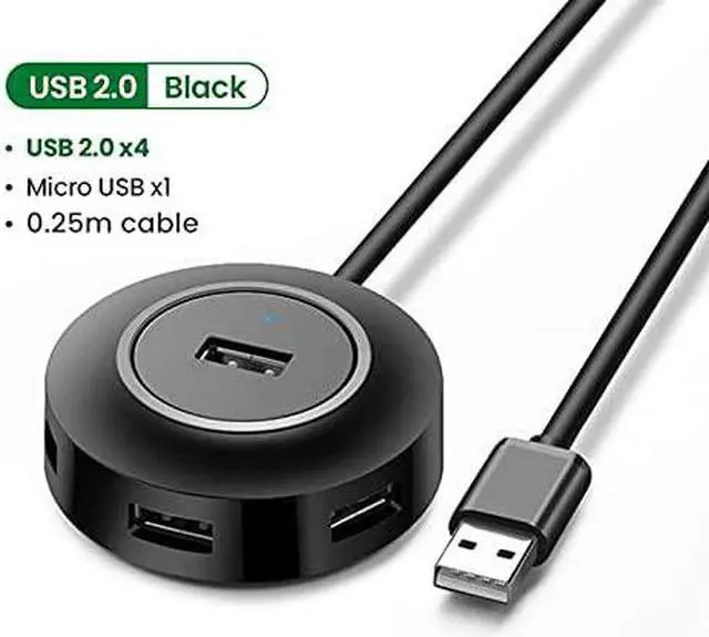 Alt view image 3 of 7 - TWDYC The 4-Port Expansion USB Splitter 2.0 4-Port HUB Hub Docking Station Laptop USB C Hub