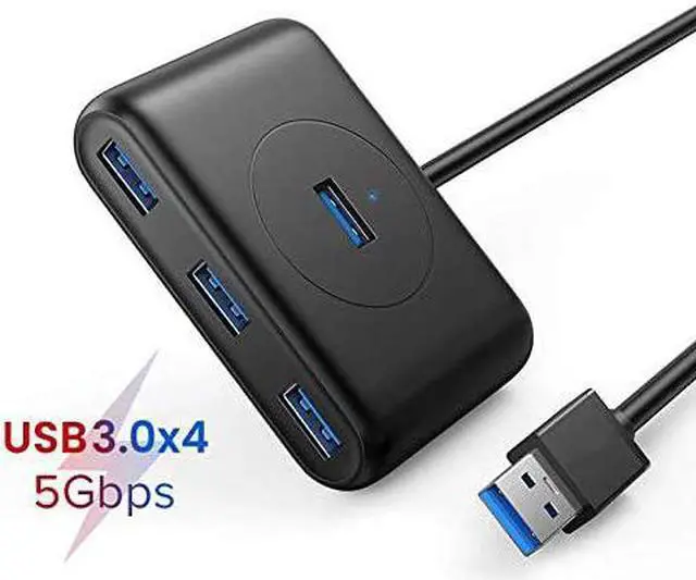 Alt view image 5 of 6 - LIUZH USB 3.0 Hub,USB Hub 4-Port USB 3.0 High-Speed USB Splitter for Hard Drives USB Flash Drive Mouse Keyboard Extend Adapter