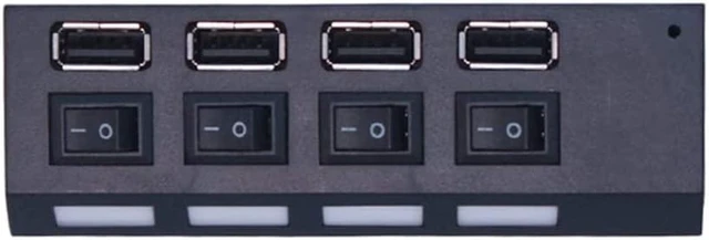Main image of Power Supply Adapter for USB 2.0 Collector 4 -end Multi-Port Expander 2.0 Attachment USB Collector for PC Expansion