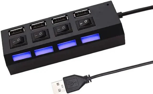 Main image of Power Supply Adapter for USB 2.0 Collector 4 -end Multi-Port Expander 2.0 Attachment USB Collector for PC Expansion