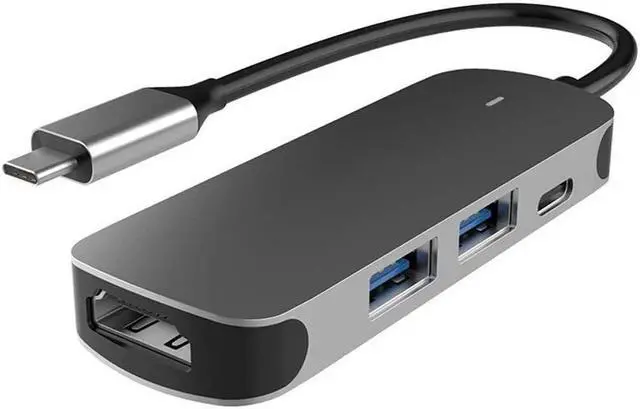 Main image of Hub USB C Hub Adaptador 4 Em 1 para USB 3.0 Compatível para para Switch USB-C Tipo C 3.0 Divisor