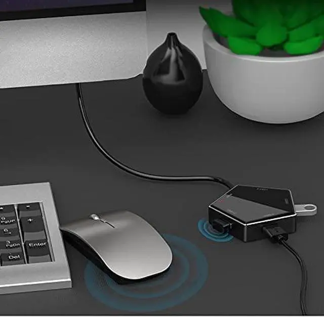 Alt view image 5 of 6 - SHYPT USB Hub,Four USB 3.0 Hub with Micro External Power Hole High Speed Four Port Splitter (Color : White)