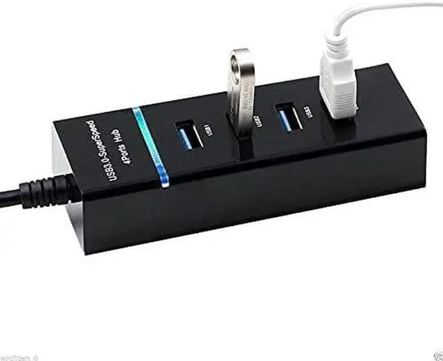 Alt view image 2 of 5 - 4 Port USB 3.0 Hub Computer USB Multi Interface Splitter USB Distributor One Drive Four Extend High Speed