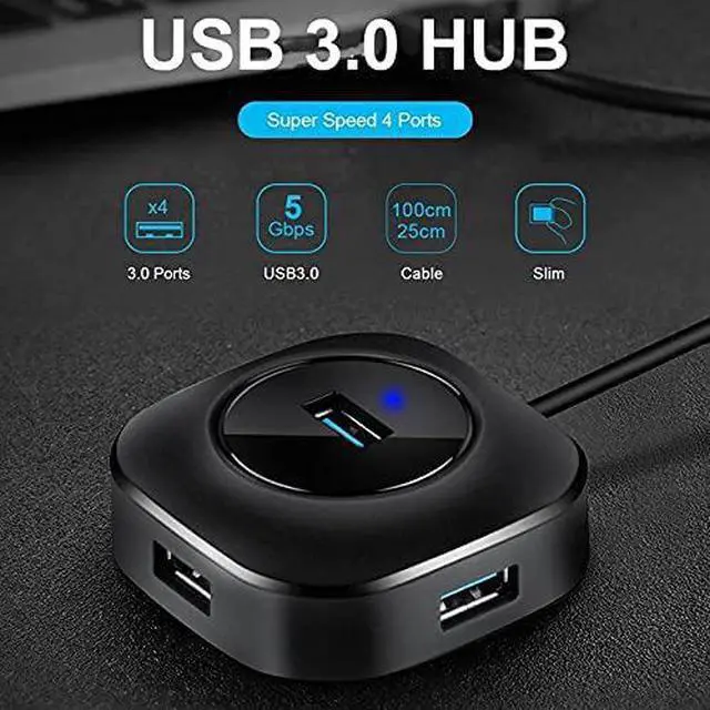 Alt view image 4 of 5 - USB 3.0 Multi USB Splitter Divisor Adapter 4 Speed Mini Multiple USB 3.0 HUB Port USB-HUB Expander