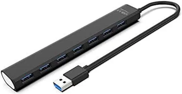 Alt view image 5 of 6 - USB 3.0 7-Port USB Hub High Speed 5Gbps 3.0 Hub Splitter USB-Hub for Laptop and Desktop