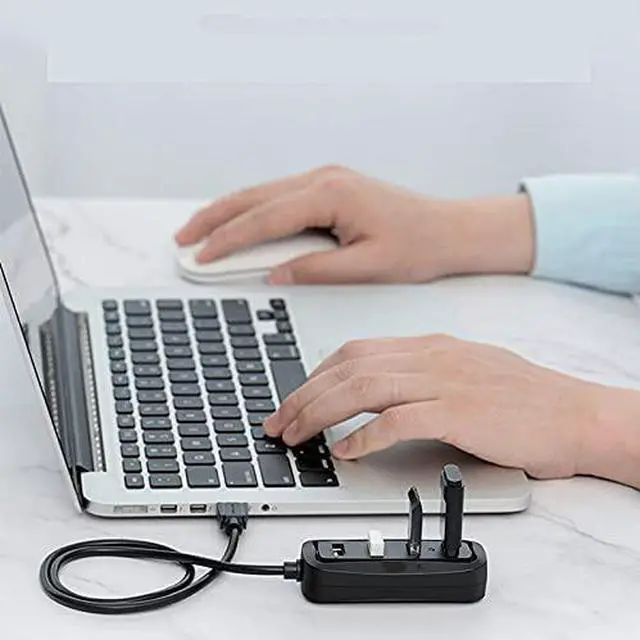 Alt view image 3 of 7 - Multi-Purpose U Disk Interface 4USB Splitter Socket Multi-Port Laptop Extender USP Desktop Host Porous USB Connector Data Cable plugging UdB Multi-Interface