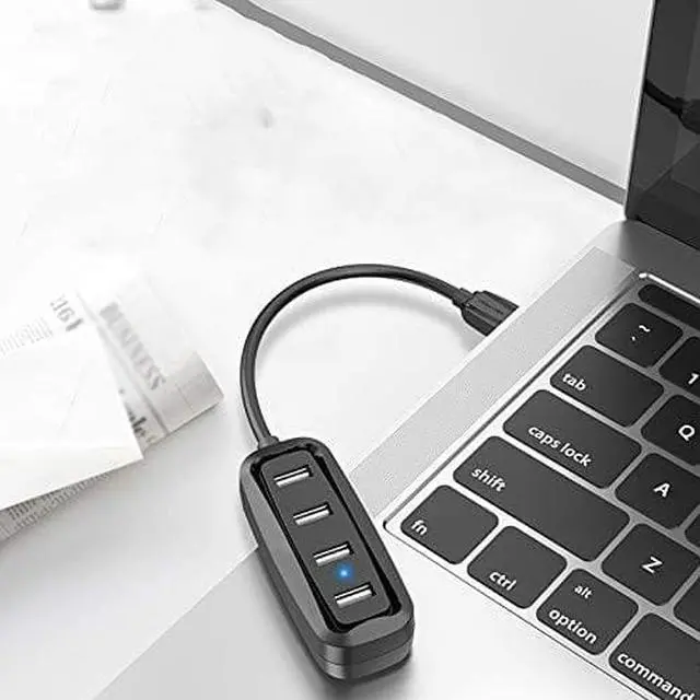 Alt view image 5 of 7 - Multi-Purpose U Disk Interface 4USB Splitter Socket Multi-Port Laptop Extender USP Desktop Host Porous USB Connector Data Cable plugging UdB Multi-Interface