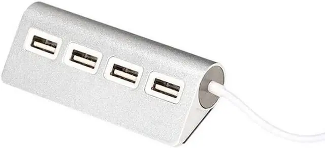 Alt view image 4 of 5 - HUB USB 4 Port USB 2.0 Port PC Tablet Portable OTG Aluminium USB Splitter C?ble Accessoires
