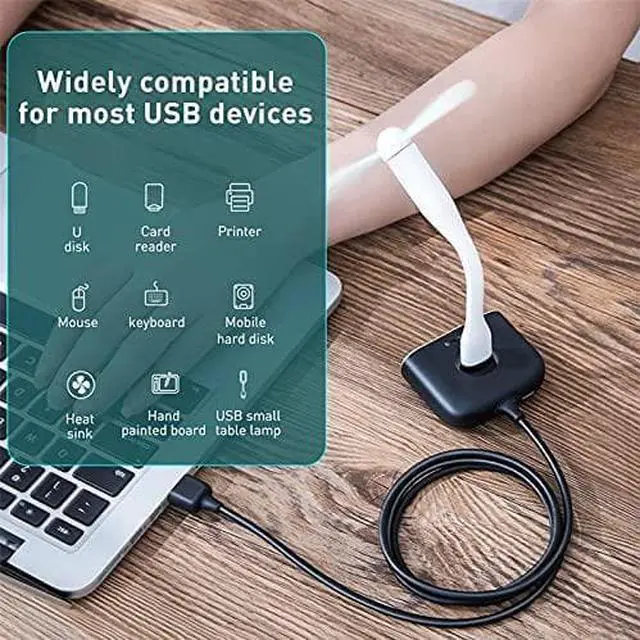 Alt view image 3 of 7 - USB HUB USB 3.0 USB C HUB USB Type C HUB USB 2.0 Adapter with Micro USB for Computer USB Splitter