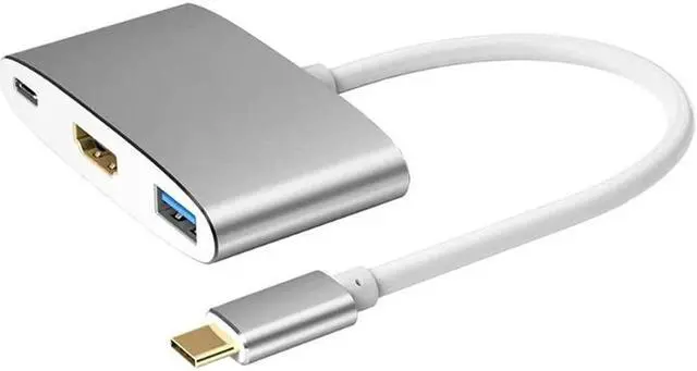 Main image of USB Hub USB C to HDMI-Compatib USB3.0 5Gbps High Speed Hub Support 4k Video 60w Type C Quick Charge