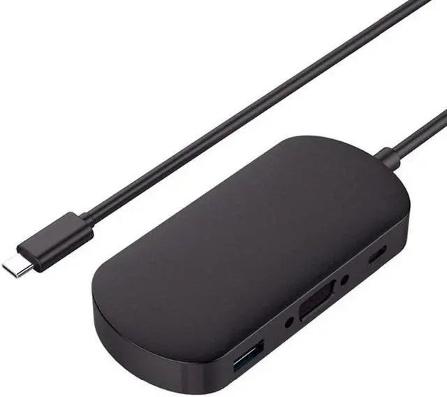 Main image of USB C HUB Type C to Multi USB 3.0 Type C HUB VGA Adapter Dock PC Accessories USB C Splitter (Color : Black)