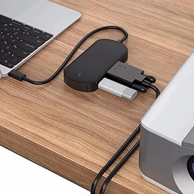 Alt view image 3 of 5 - Hubs USB C HUB Type C to Multi USB 3.0 Type C HUB VGA Adapter Dock PC Accessories USB C Splitter USB Hubs (Color : OneColor)