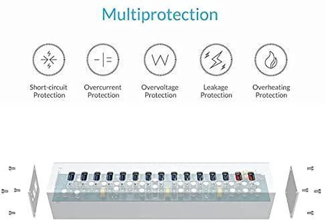 Alt view image 5 of 5 - Aluminum 13 Port Multi USB3.0 HUB Splitter with 12V/5A Independent Power Supply 2 Charging Port