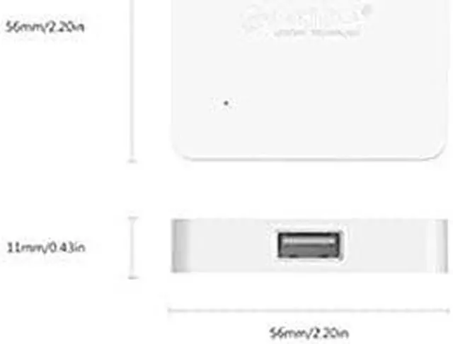 Alt view image 7 of 7 - Super Speed 4 Port USB HUB 3.0 Portable OTG HUB USB Splitter with Micro B Power Port for Laptop PC Tablet