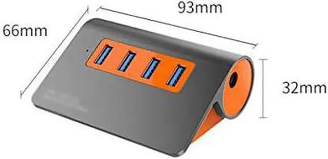 Alt view image 5 of 6 - Multi-Interface Converter,USB3.1 Gen2 Hub Aluminum USB Hub PC Splitter 10Gbps Super Speed