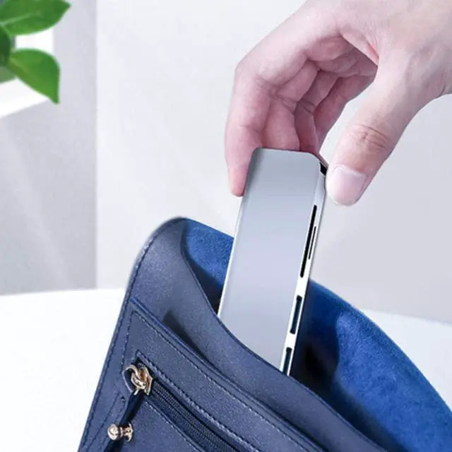 Alt view image 4 of 7 - PGNEX Adapter 6 in 1 C to 3.0, USB-C Type C 3.0 Splitter C HUB, Design(Style One)