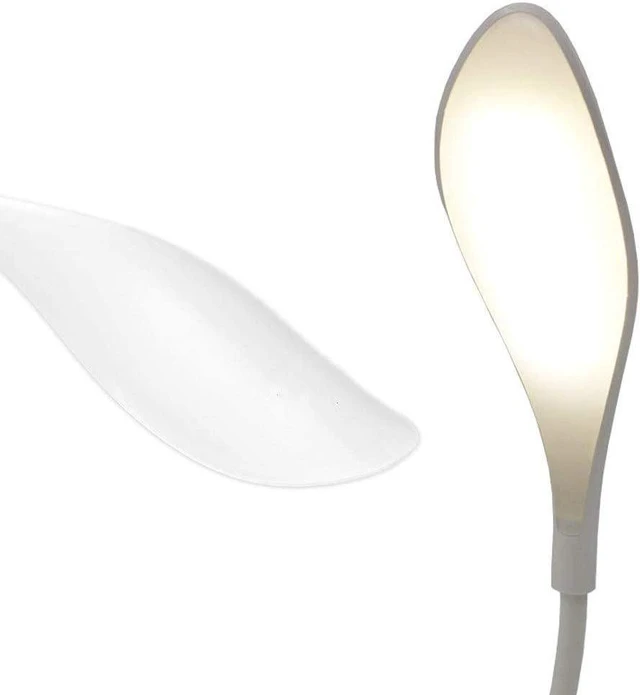 Alt view image 5 of 5 - Small Black Table lamp USB Led Desk Lamp Portable Rectangle Glow Light Flexo Flexible Table Lamps LED Bulb Reading Book Lights for Computer PC Laptop
